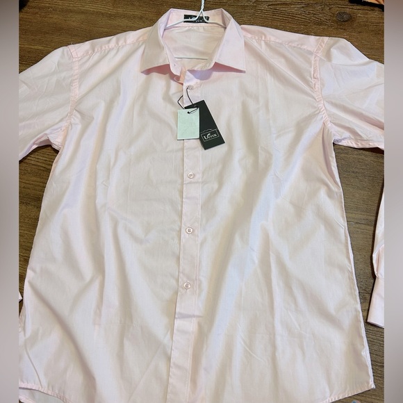 Light Pink Formal Dress Shirt Size M-L - Picture 1 of 3